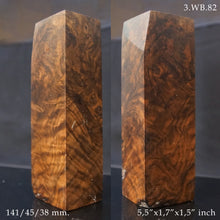 Load image into Gallery viewer, WALNUT BURL Stabilized Wood, Top Category, Big Blank for woodworking. Art 3.WB.82