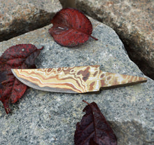 Load image into Gallery viewer, Unique Carbon Steel Blade Blank for knife making, crafting, hobby DIY. 7