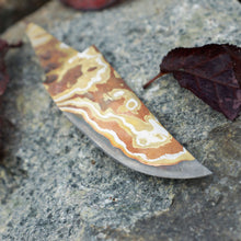 Load image into Gallery viewer, Unique Carbon Steel Blade Blank for knife making, crafting, hobby DIY. 6