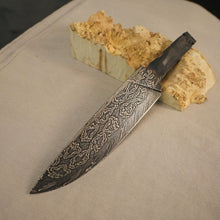 Laden Sie das Bild in den Galerie-Viewer, Unique Art Damascus Steel Blade Blank for knife making, crafting, hobby. Art 9.107.4