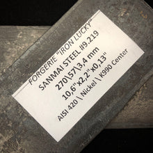 Load image into Gallery viewer, Laminated Steel Flat, “San Mai”, Forge Billet. The Perfect Steel for Professional Knife Making.