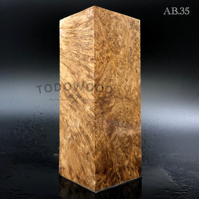 AMBOYNA BURL Wood Very Rare, Blank pour le travail du bois, tournage. 10.AB.012