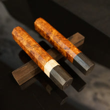 Load image into Gallery viewer, Wa-Handle Blank for Premium Kitchen Knife, Japanese Style, Exotic Wood. Art 2.029