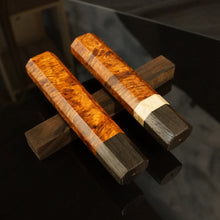 Load image into Gallery viewer, Wa-Handle Blank for Premium Kitchen Knife, Japanese Style, Exotic Wood. Art 2.029
