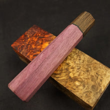 Charger l&#39;image dans la galerie, Wa-Handle Blank for kitchen knife, Japanese Style, Exotic Wood. Art 2.031
