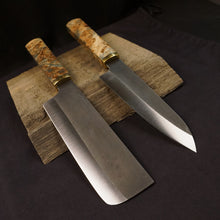 Load image into Gallery viewer, Best Chef Knife Set Japanese Style, Stainless Steel, Author&#39;s work, Single copy.
