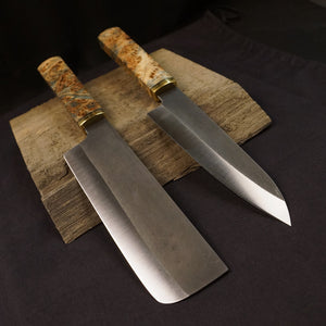 Best Chef Knife Set Japanese Style, Stainless Steel, Author's work, Single copy.