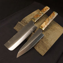 Charger l&#39;image dans la galerie, Best Chef Knife Set Japanese Style, Stainless Steel, Author&#39;s work, Single copy.