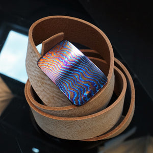 Premium Buckle "Titanium" for a wide belt. Completely designer’s work, limited edition. #17.TI.2