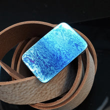 Load image into Gallery viewer, Premium Buckle &quot;Titanium&quot; for a wide belt. Completely designer’s work, limited edition. #17.TI.5