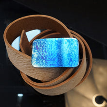 Load image into Gallery viewer, Premium Buckle &quot;Titanium&quot; for a wide belt. Completely designer’s work, limited edition. #17.TI.5
