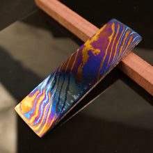 Load image into Gallery viewer, Titanium Multi-Layer Billets, hand forge for jewelers, crafting, knife making. Art 16.007