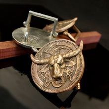 Load image into Gallery viewer, Premium Buckle for a wide belt. Completely designer’s work, limited edition.