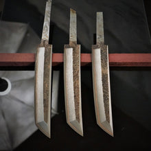 Load image into Gallery viewer, Unique Laminated Stainless Steel Blade Tanto for knife making, 63HRC. Art 9.108