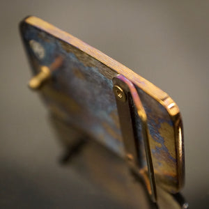 Premium Buckle "Titanium" for a wide belt. Completely designer’s work, limited edition. #17.TI.3