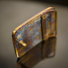 Load image into Gallery viewer, Premium Buckle &quot;Titanium&quot; for a wide belt. Completely designer’s work, limited edition. #17.TI.5