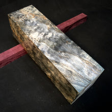 Charger l&#39;image dans la galerie, KARELIAN BIRCH Stabilized Wood BIG Blank, Gray Color, from France Stock. #KB.352