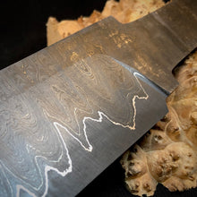 Load image into Gallery viewer, Unique Laminated Steel Blade Blank for Knife Making, Crafting, Hobby, DIY. #9.122.7