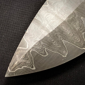 Unique Laminated Steel Blade Blank for Knife Making, Crafting, Hobby, DIY. #9.138.4