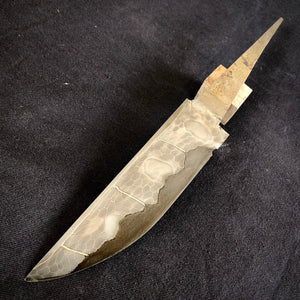 Unique Carbon Steel Blade Blank for Knife Making, Crafting, Hobby, DIY. #9.140.3