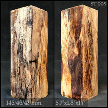 Load image into Gallery viewer, SPALTED TAMARIND STABILIZED Wood Blank, Very Rare, Premium Quality. #ST.05