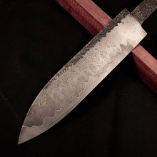Charger l&#39;image dans la galerie, Unique Laminated Steel Blade Blank for Knife Making, Crafting, Hobby, DIY. #9.137.5