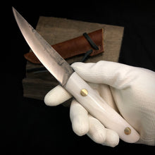 Charger l&#39;image dans la galerie, KWAIKEN, Japanese Kitchen and Steak Knife, Hand Forge, Carbon Steel. #6.032.8