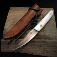 Charger l&#39;image dans la galerie, KWAIKEN, Japanese Kitchen and Steak Knife, Hand Forge, Carbon Steel. #6.032.2