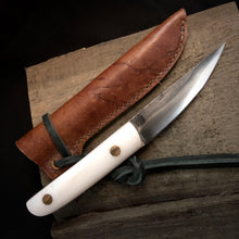 Charger l&#39;image dans la galerie, KWAIKEN, Japanese Kitchen and Steak Knife, Hand Forge, Carbon Steel. #6.032.3