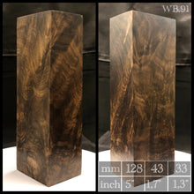 Load image into Gallery viewer, WALNUT BURL Stabilized Wood, Top Category, Blank for Woodworking. Art WB.91