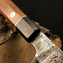 Charger l&#39;image dans la galerie, Banno Bunka, 145 mm, Carbon Steel, Japanese Style Kitchen Knife, Hand Forge. 6