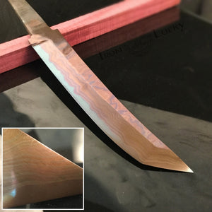 Unique Stainless Steel Blade Blank for knife making, crafting, hobby DIY. Art 9.098