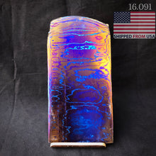 Load image into Gallery viewer, TITANIUM DAMASCUS Billet, 3 Alloys, Big Size, Hand Forge for Jewelers, Crafting. Art 16.091