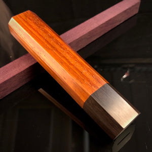 Wa-Handle Blank for kitchen knife, Japanese Style, Exotic Wood. Art 2.035