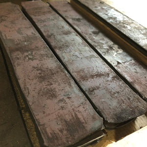 Laminated Steel, “San Mai”, Forge Billet. Centre HSS BOHLER S200. France Stock.