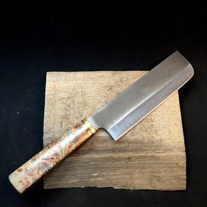 NAKIRI Best Chef Knife Japanese Style, Stainless Steel, Author's work, Single copy.