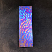 Load image into Gallery viewer, TITANIUM DAMASCUS Billet, 3 Alloys, 4.2 mm., Hand Forge for Crafting. France Stock. #16.107