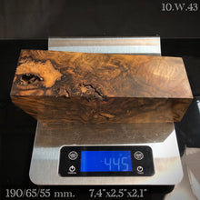 Load image into Gallery viewer, WALNUT BURL Wood Very Rare, Blank for Woodworking. France Stock. #10.W.43