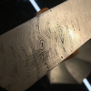 Damaskus Steel Blade Blank, für Messerherstellung, Basteln, Hobby, Heimwerken. Art. 9.050