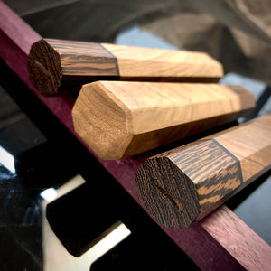 Wa-Handle Blank for Premium Kitchen Knife, Japanese Style, Walnut Wood. #2.043