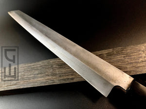 YANAGIBA, 263 mm, Carbon Damaskus Steel, Japanese Style Kitchen Knife, Hand Forge.