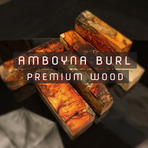 AMBOYNA BURL Wood Very Rare, Blank for Woodworking, Turning. #10.AB.24