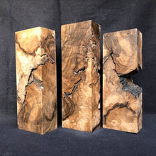 Load image into Gallery viewer, WALNUT BURL Wood Very Rare, Set 2 Blanks for woodworking. Art 10.W.47
