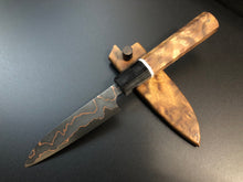 Charger l&#39;image dans la galerie, PETTY Best Kitchen Knife Japanese Style, Carbon Steel, Author&#39;s work, Single copy.