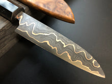 Charger l&#39;image dans la galerie, PETTY Best Kitchen Knife Japanese Style, Carbon Steel, Author&#39;s work, Single copy.