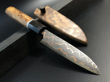 Charger l&#39;image dans la galerie, PETTY Best Kitchen Knife Japanese Style, Carbon Steel, Author&#39;s work, Single copy.