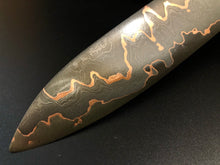 Load image into Gallery viewer, SANTOKU Best Kitchen Knife Japanese Style, Carbon Steel, Author&#39;s work, Single copy.
