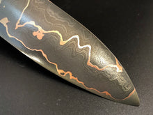 Load image into Gallery viewer, SANTOKU Best Kitchen Knife Japanese Style, Carbon Steel, Author&#39;s work, Single copy.