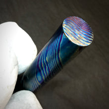 Load image into Gallery viewer, Titanium Multi-Layer Cylinder, hand forge for jewelers, making rings.