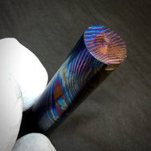 Load image into Gallery viewer, Titanium Multi-Layer Cylinder, hand forge for jewelers, making rings.